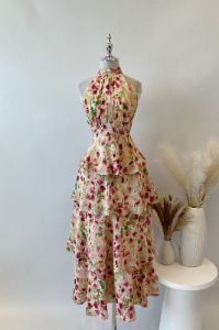 Harlow Floral Midi Dress sold by Kameli Boutique