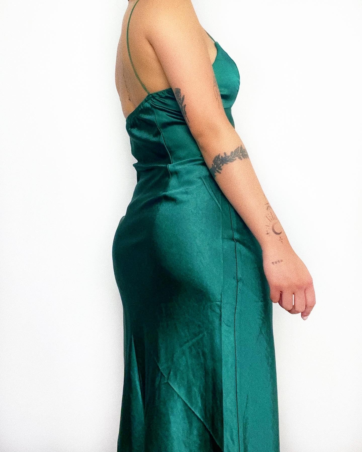 Rumours Midi Dress - Green sold by Kameli Boutique product image thumbnail 3