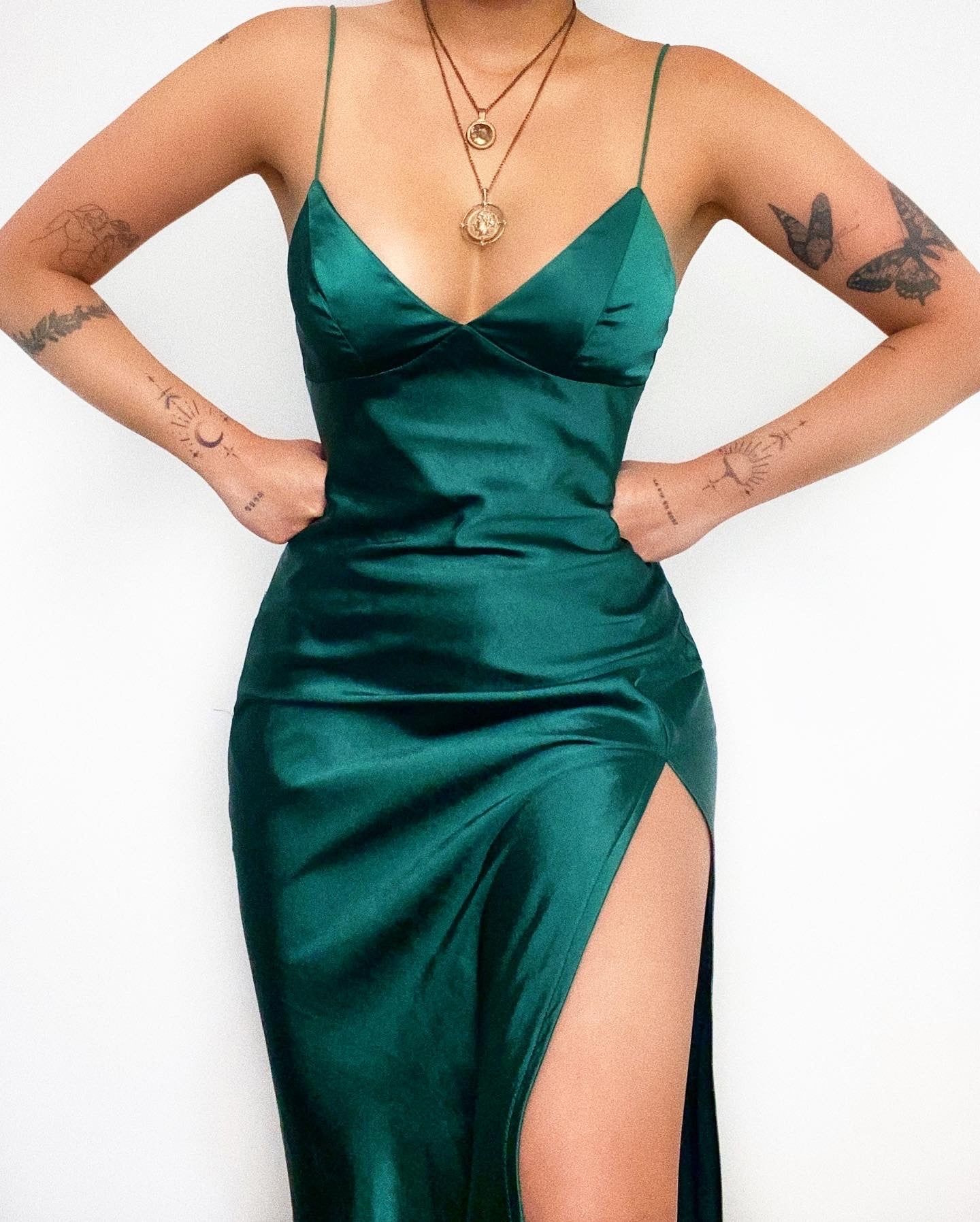 Rumours Midi Dress - Green sold by Kameli Boutique product image thumbnail 2