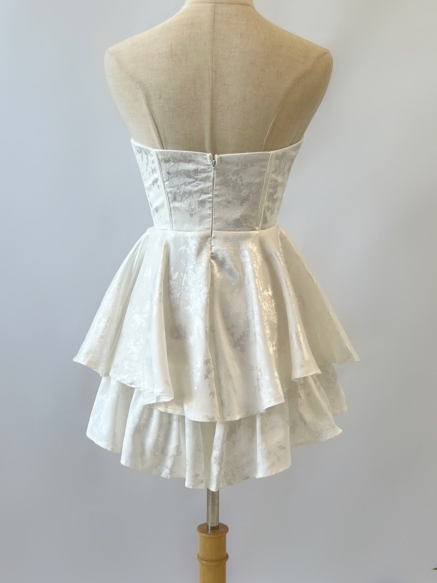 Tinlee Floral Playsuit - White sold by Kameli Boutique product image thumbnail 2