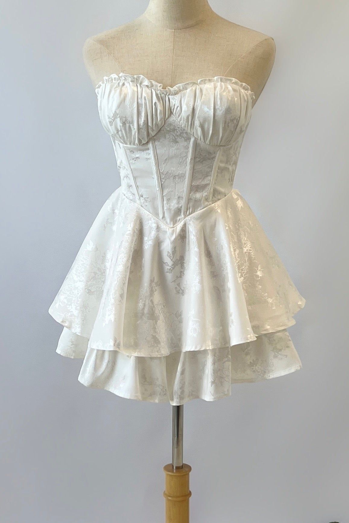 Tinlee Floral Playsuit - White sold by Kameli Boutique