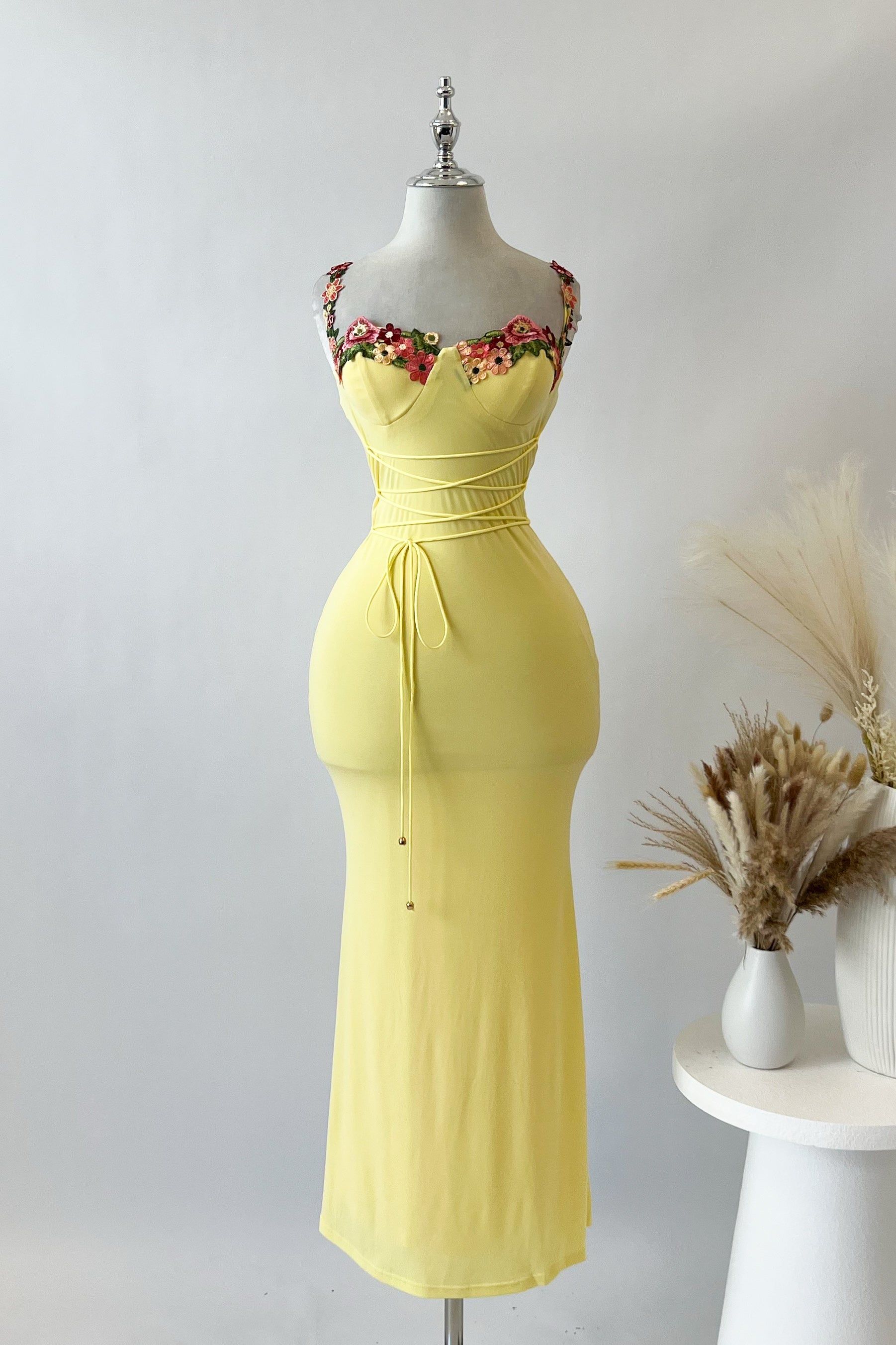 Euphrasia Maxi Dress - Yellow sold by Kameli Boutique product image thumbnail 4