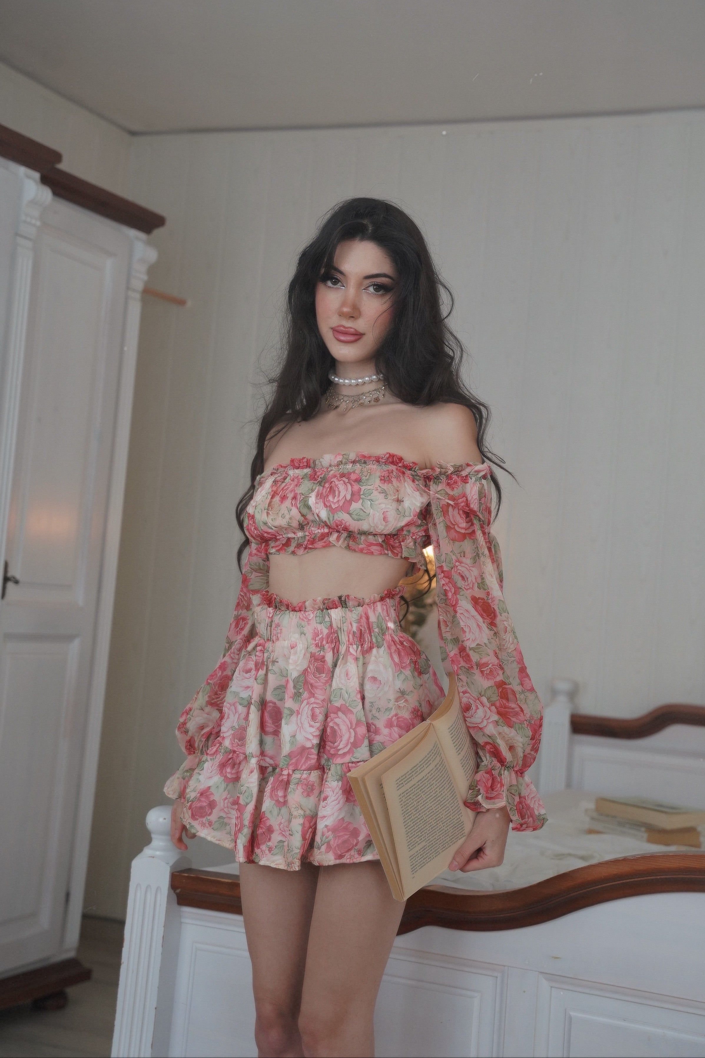 Angelina Floral Blouse sold by Kameli Boutique