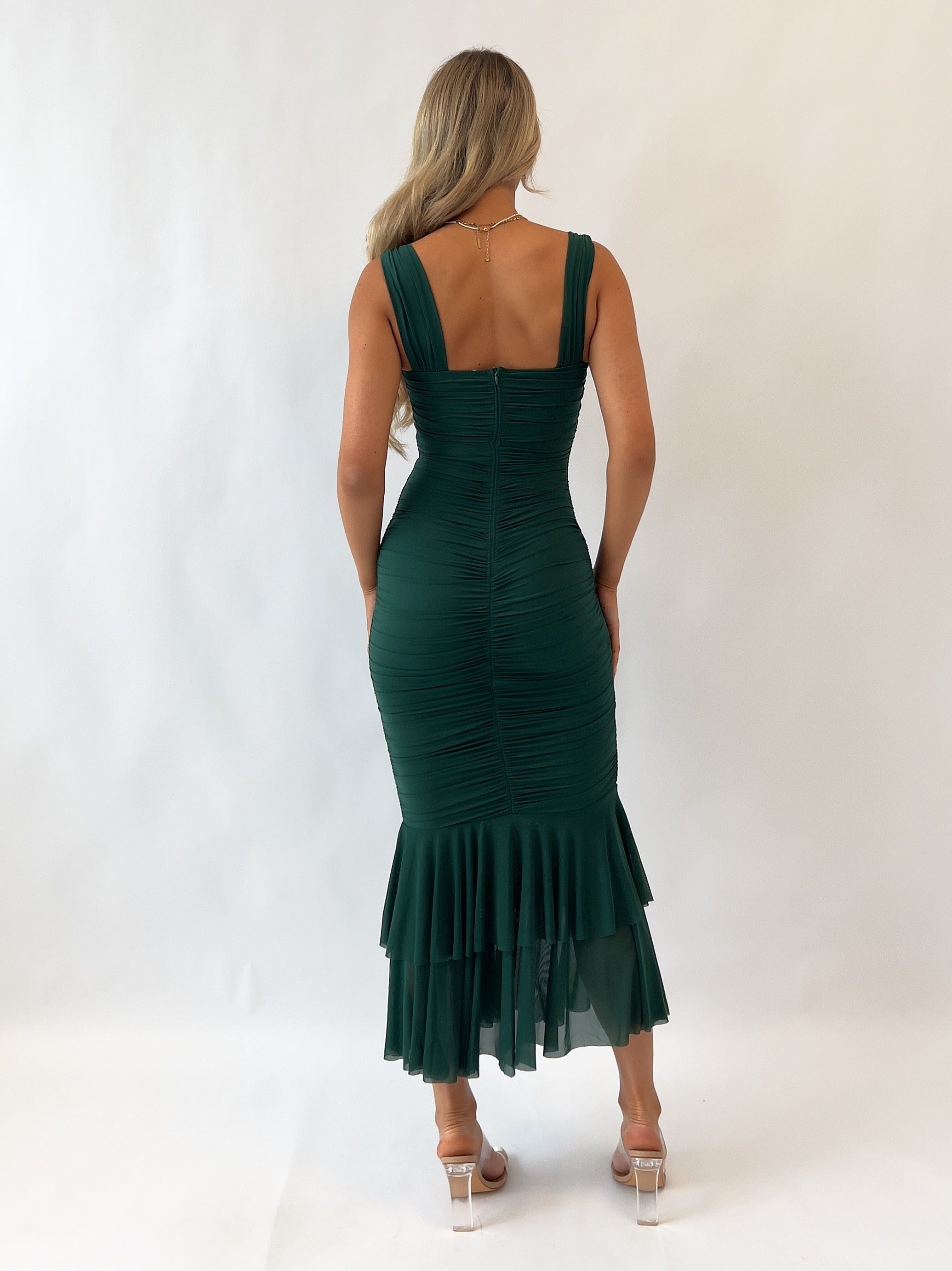 Presley Midi Dress - Green sold by Kameli Boutique product image thumbnail 4