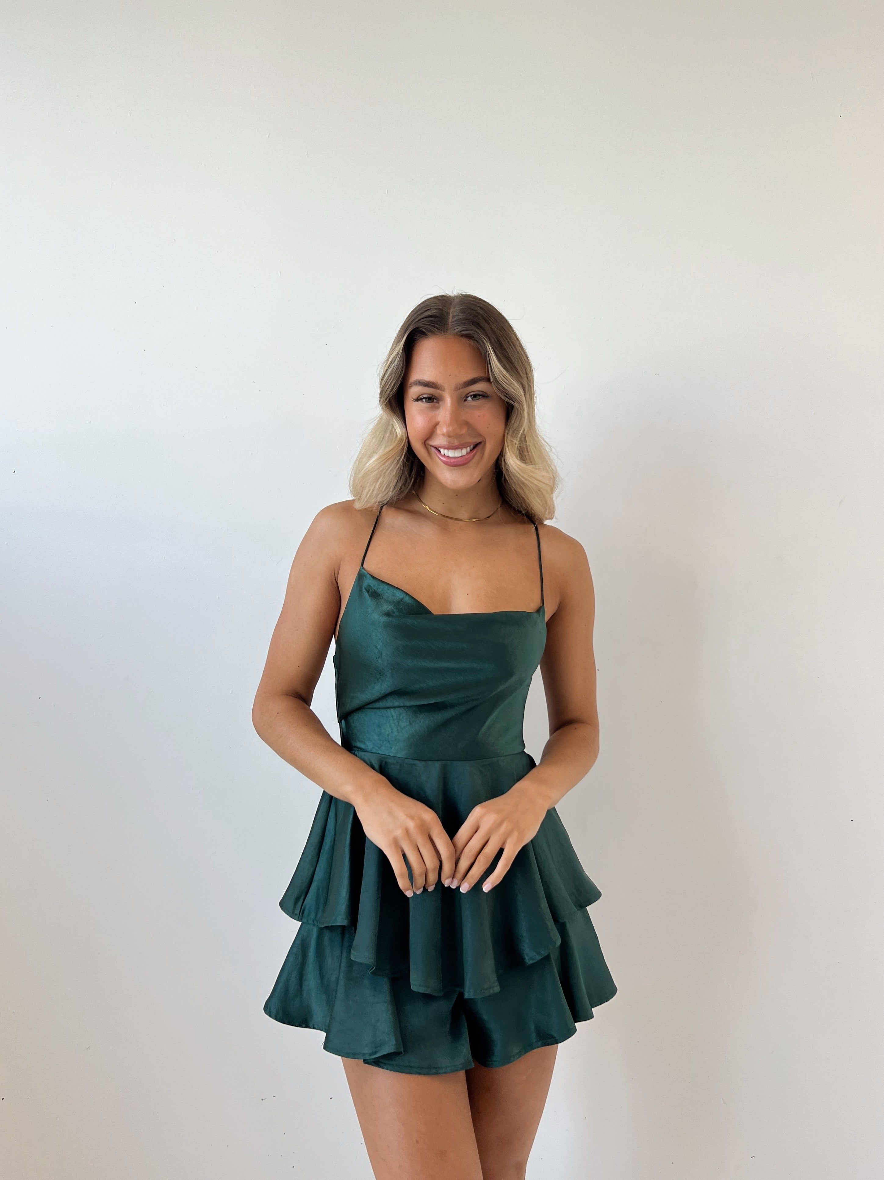 Ruby Playsuit - Green sold by Kameli Boutique product image thumbnail 4