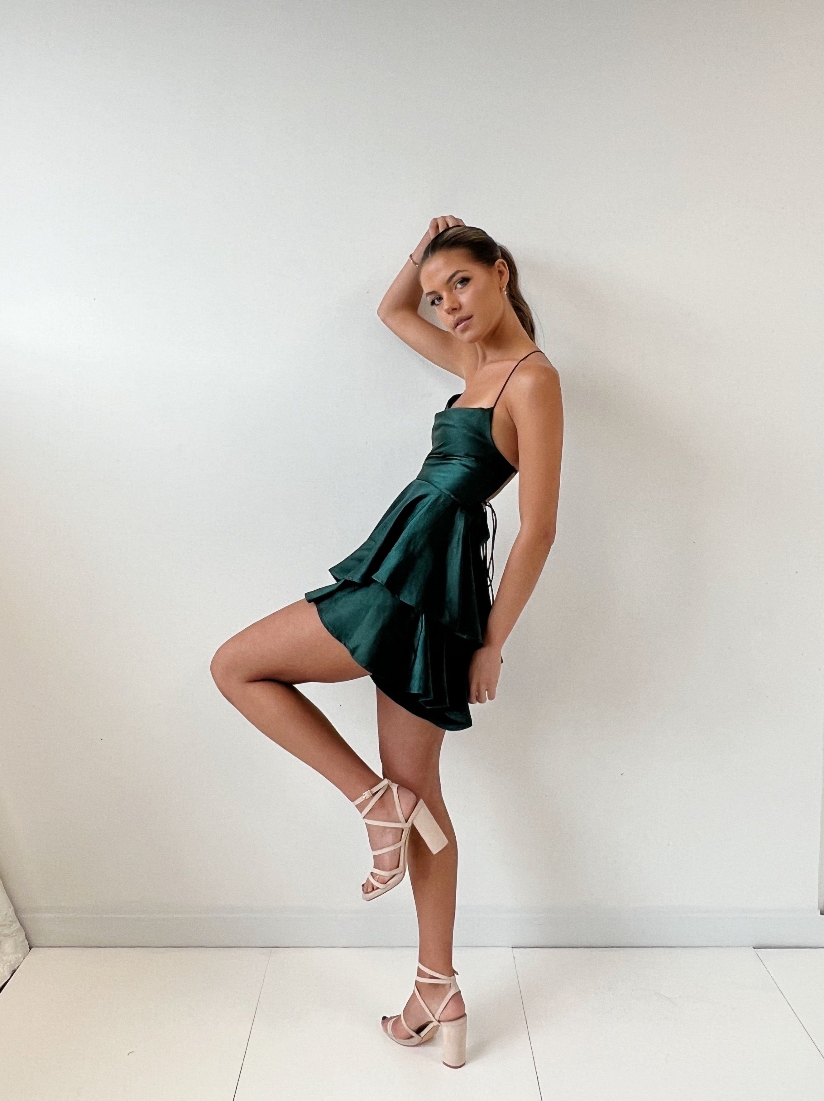 Ruby Playsuit - Green sold by Kameli Boutique product image thumbnail 5