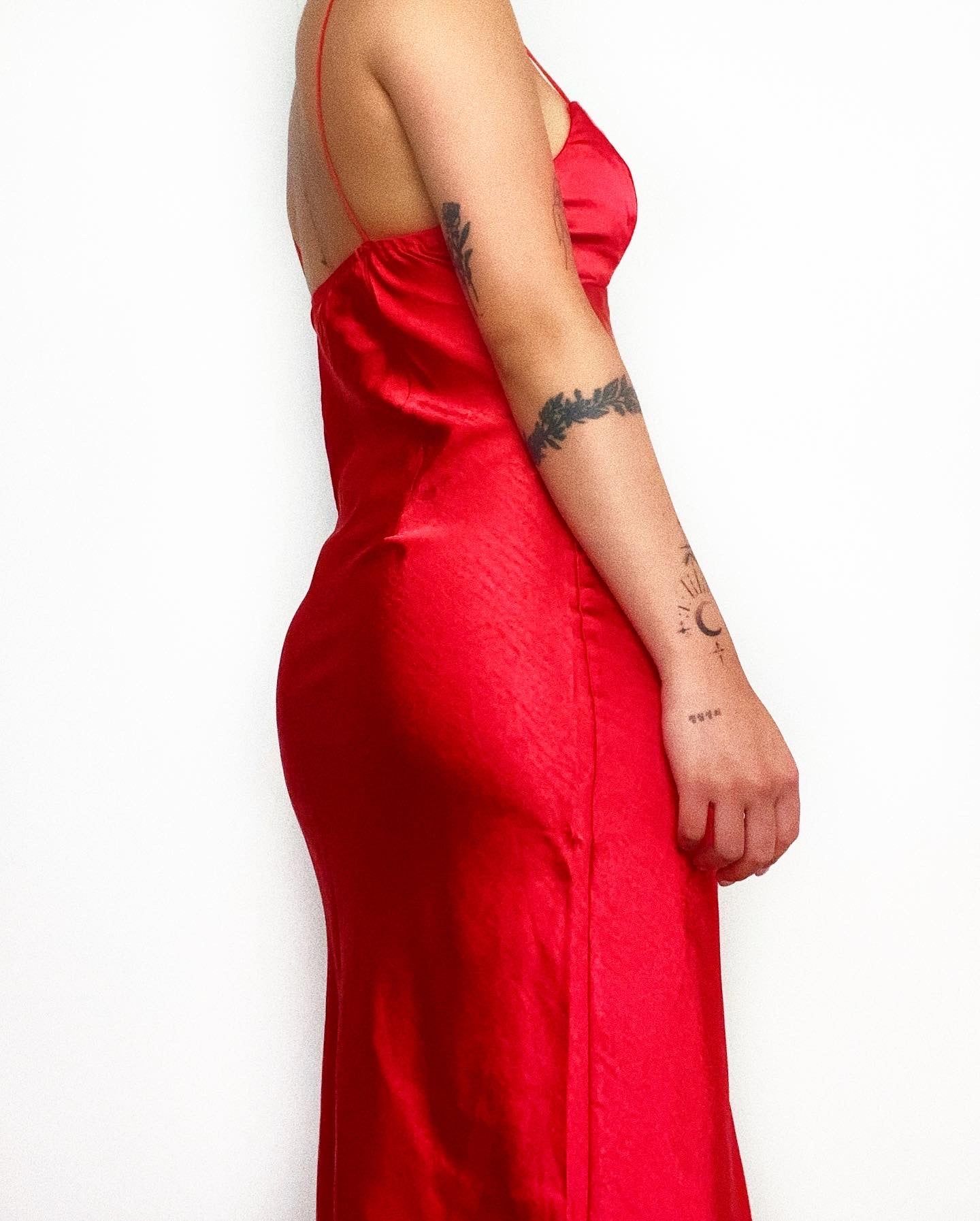 Rumours Midi Dress - Red sold by Kameli Boutique product image thumbnail 3