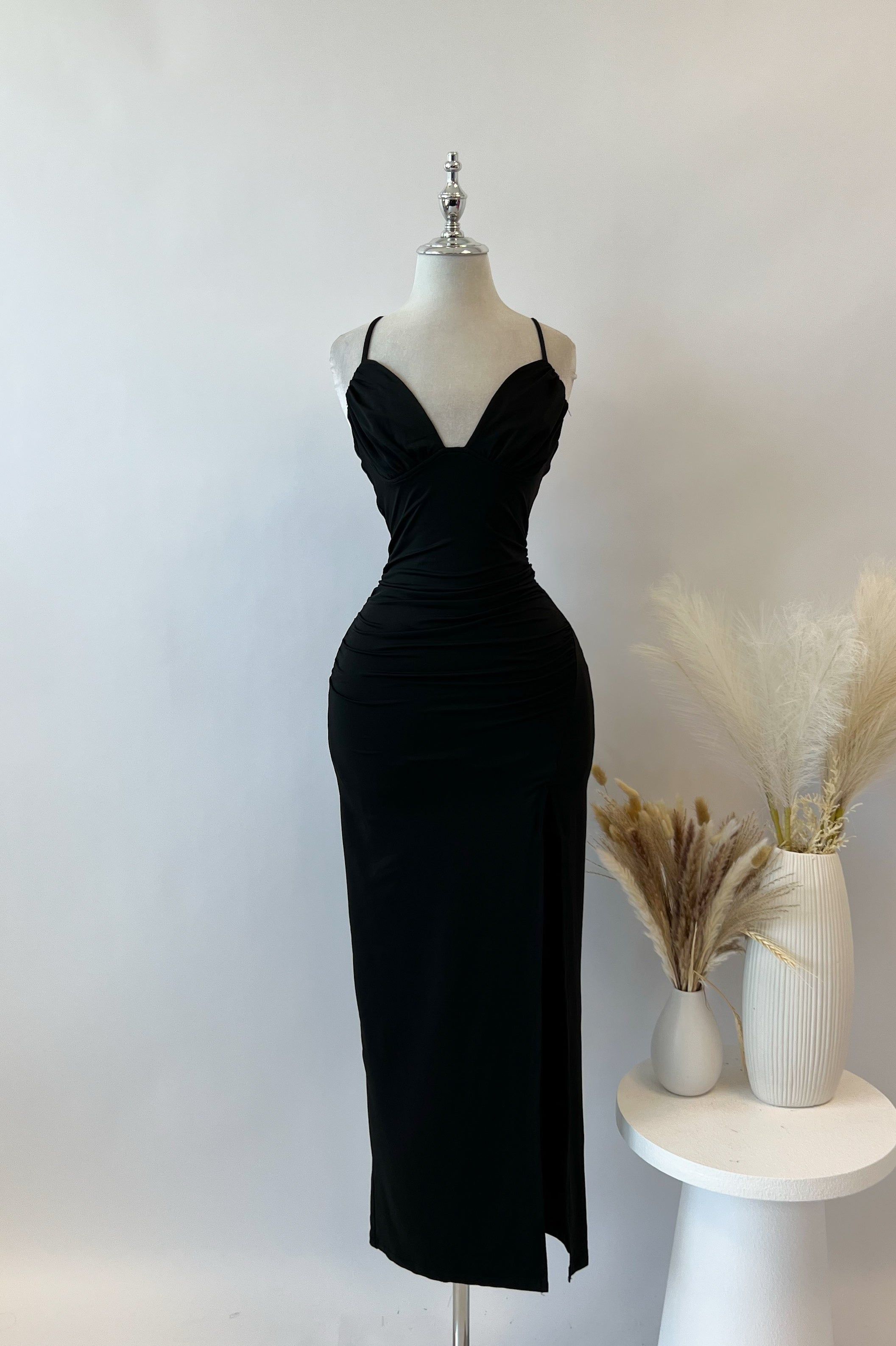 Asteria Midi Dress - Black sold by Kameli Boutique product image thumbnail 4