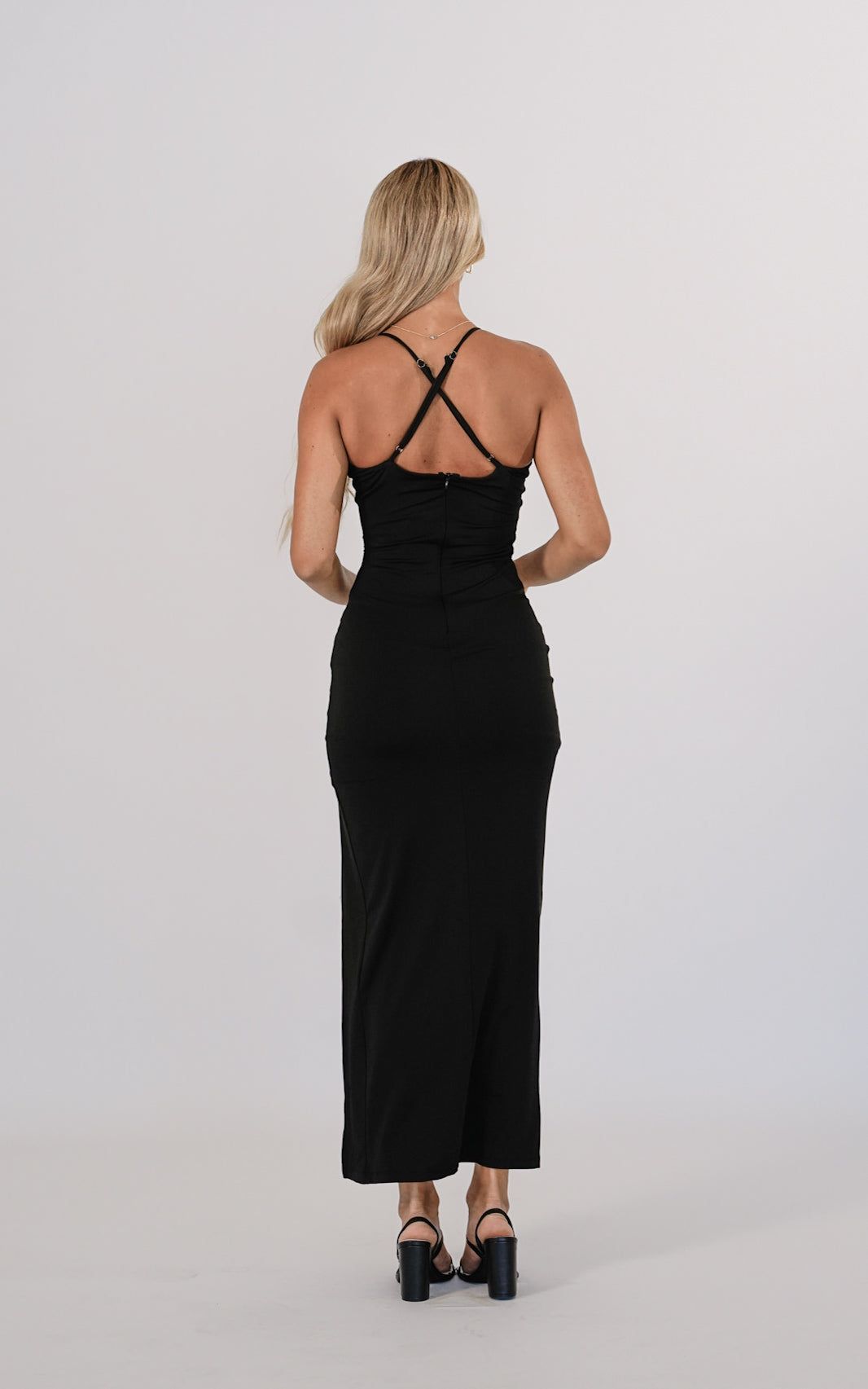 Asteria Midi Dress - Black sold by Kameli Boutique product image thumbnail 3