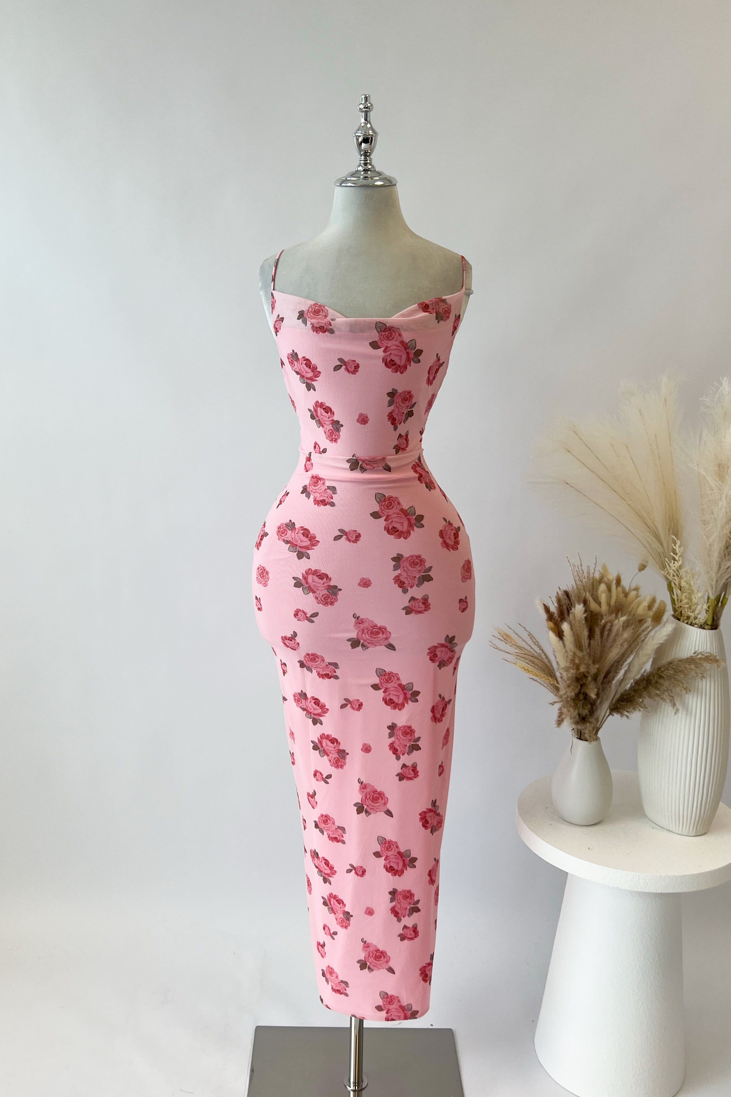 Poppy Floral Midi Dress sold by Kameli Boutique