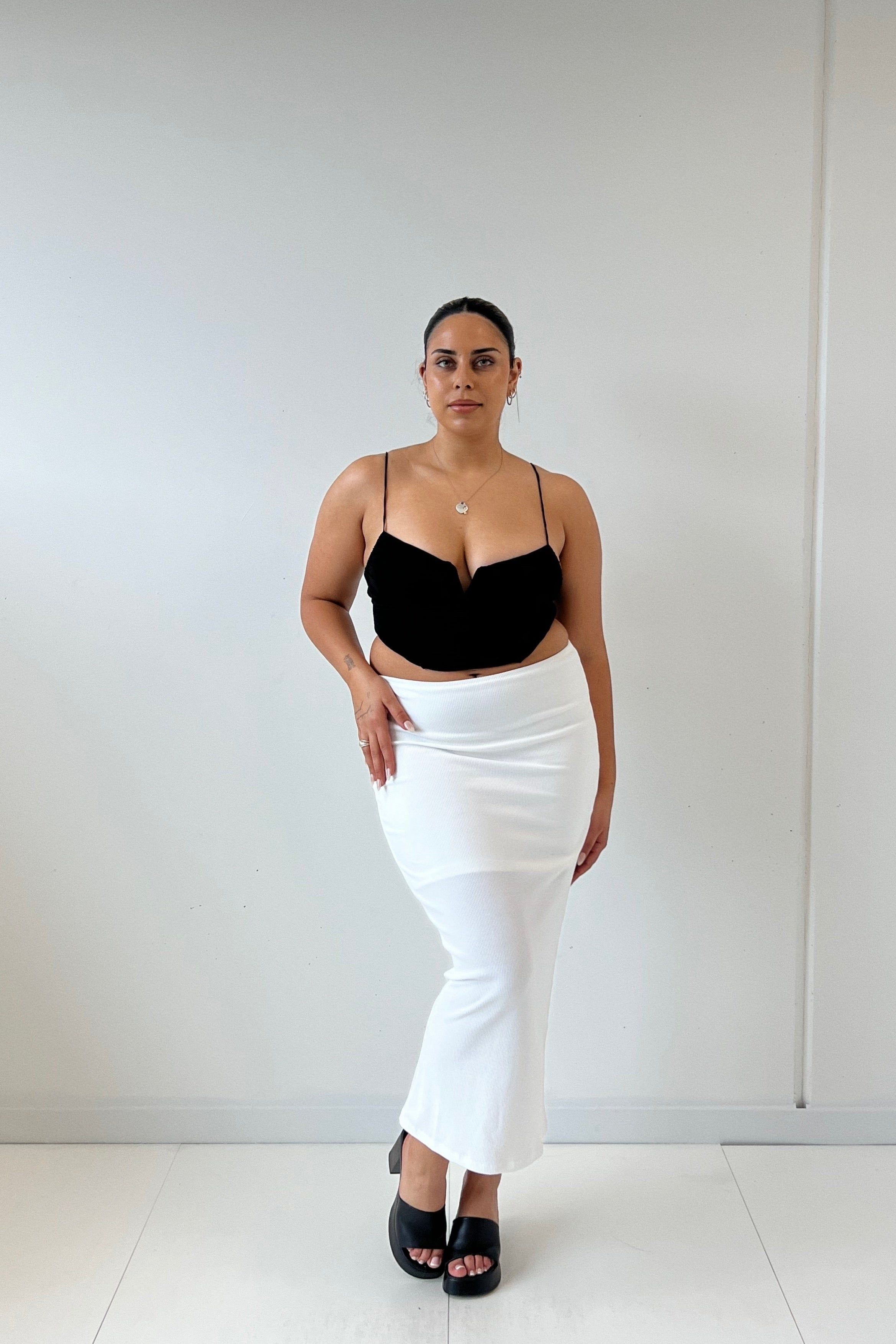 Laurel Midi Skirt sold by Kameli Boutique