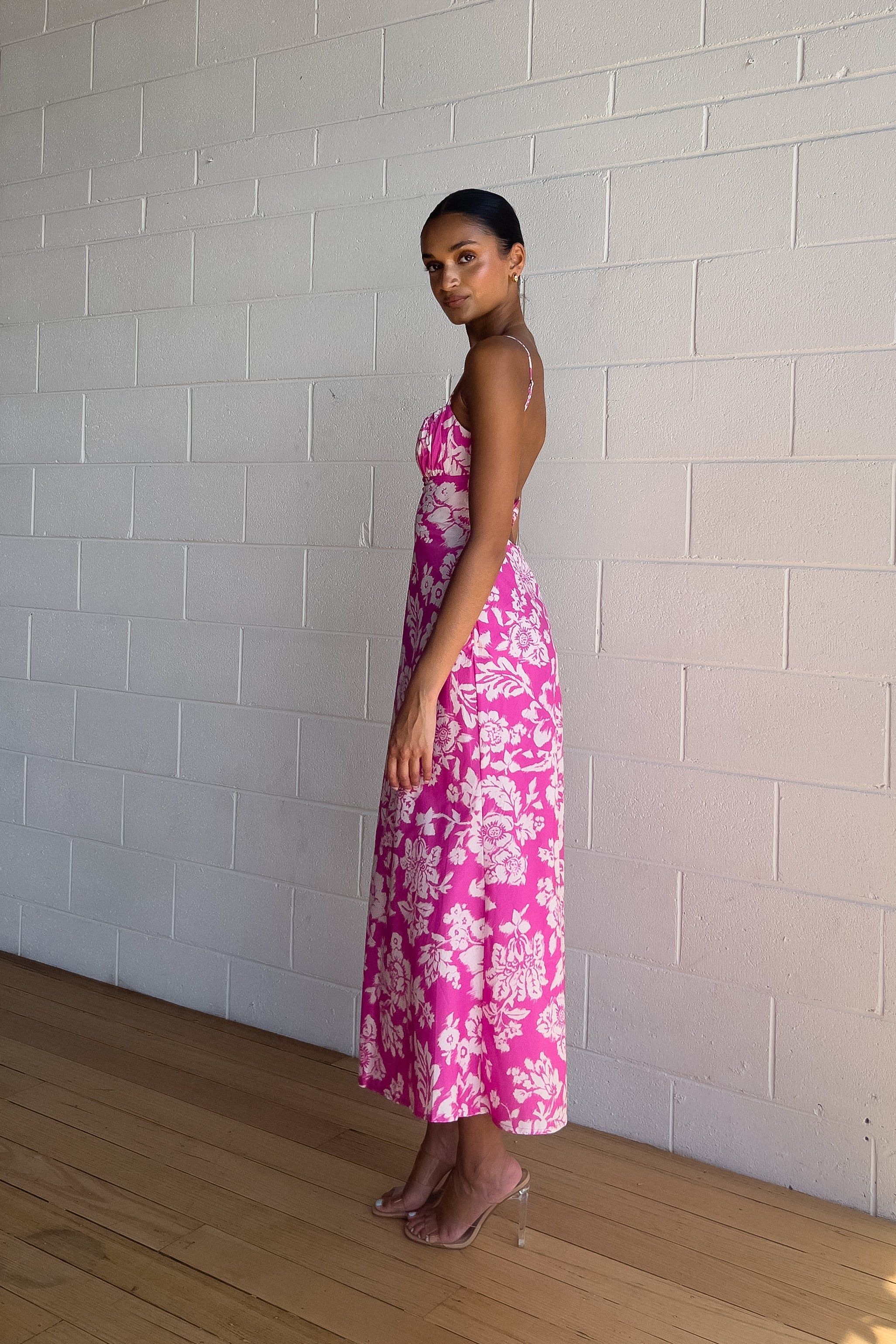 Calianna Floral Midi Dress sold by Kameli Boutique product image thumbnail 5