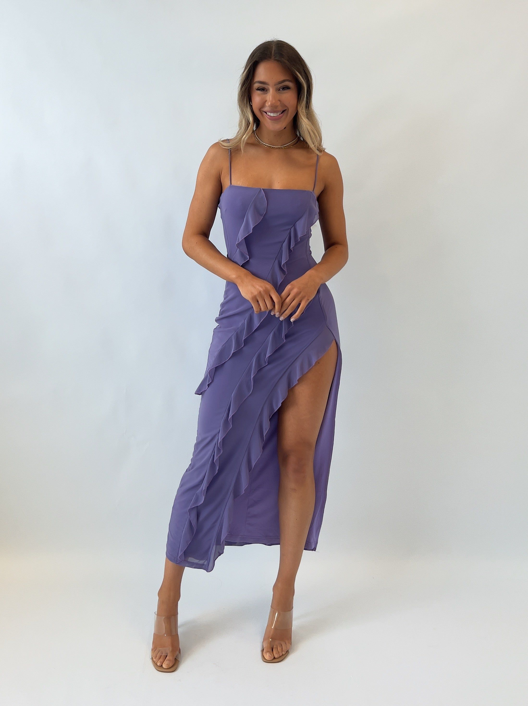 Taiya Midi Dress - Mauve sold by Kameli Boutique product image thumbnail 4