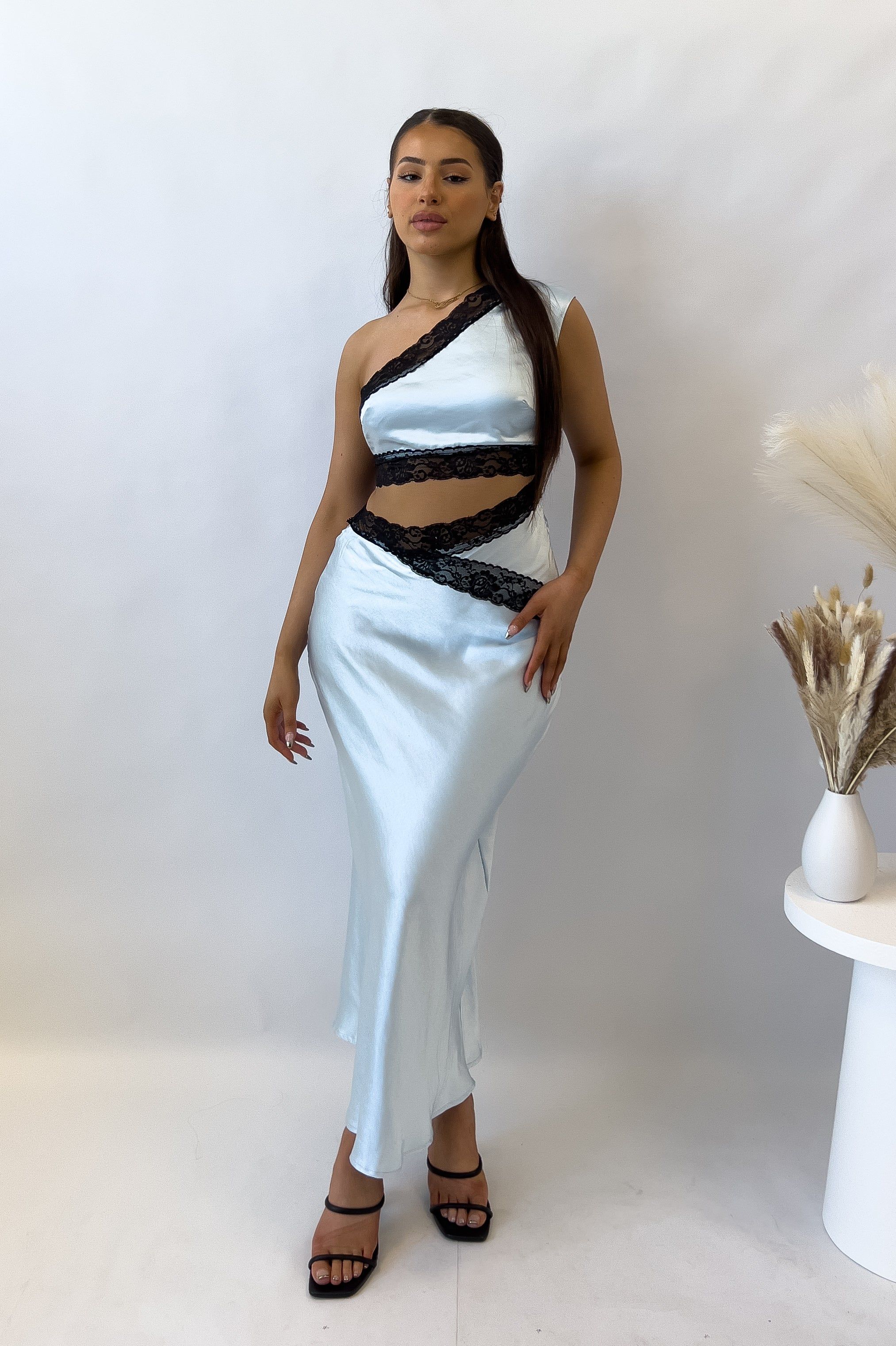 Evelyn Maxi Dress - Blue sold by Kameli Boutique