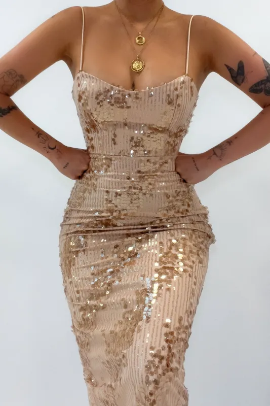 Tyla Midi Dress sold by Kameli Boutique