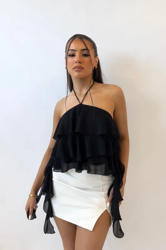 Adelia Top - Black sold by Kameli Boutique