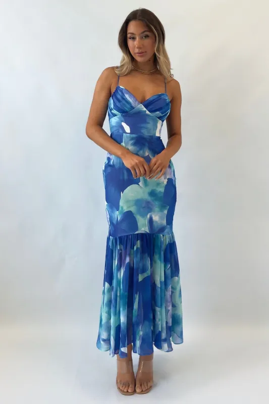 Emery Floral Maxi Dress sold by Kameli Boutique