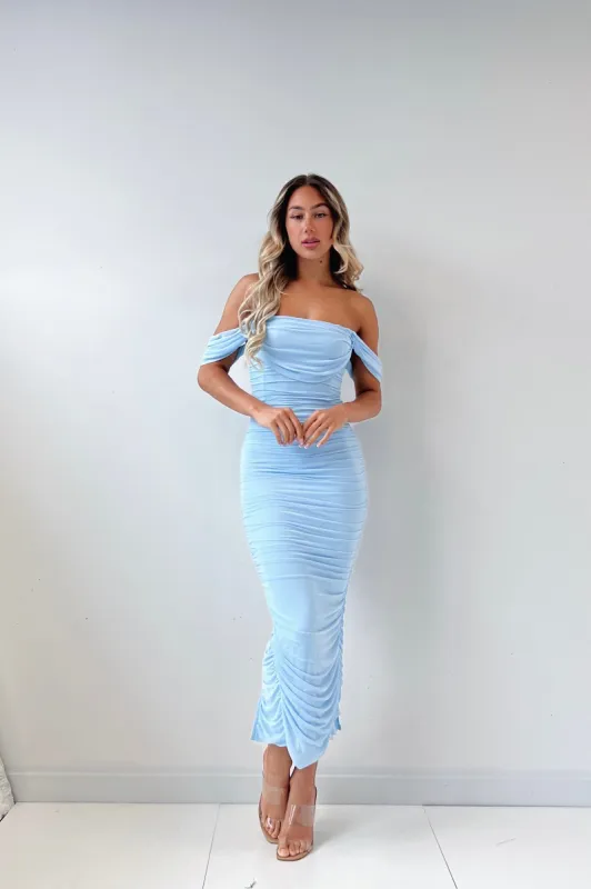 Regan Maxi Dress - Blue sold by Kameli Boutique