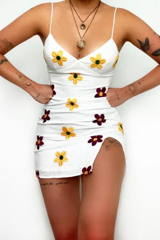 Leilani Floral Mini Dress sold by Kameli Boutique