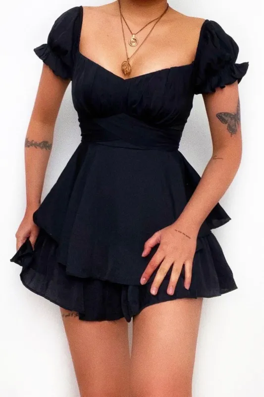 Auffie Playsuit - Black sold by Kameli Boutique