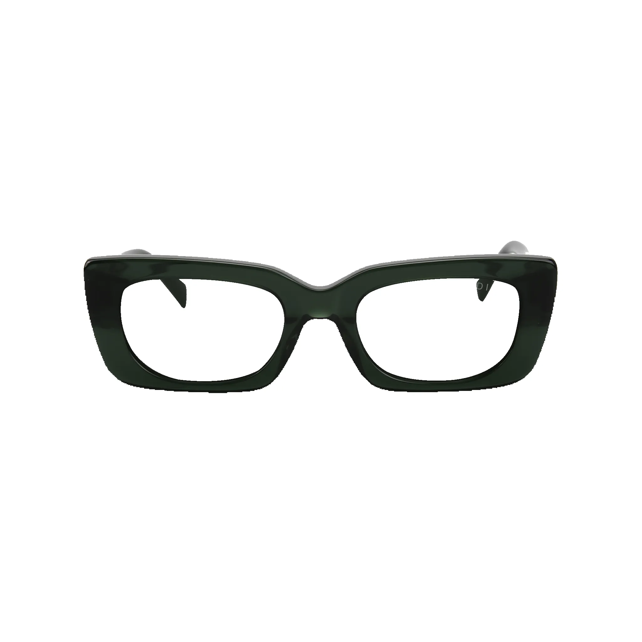 Lola Crystal Green Frame Glasses sold by Dima Eyewear