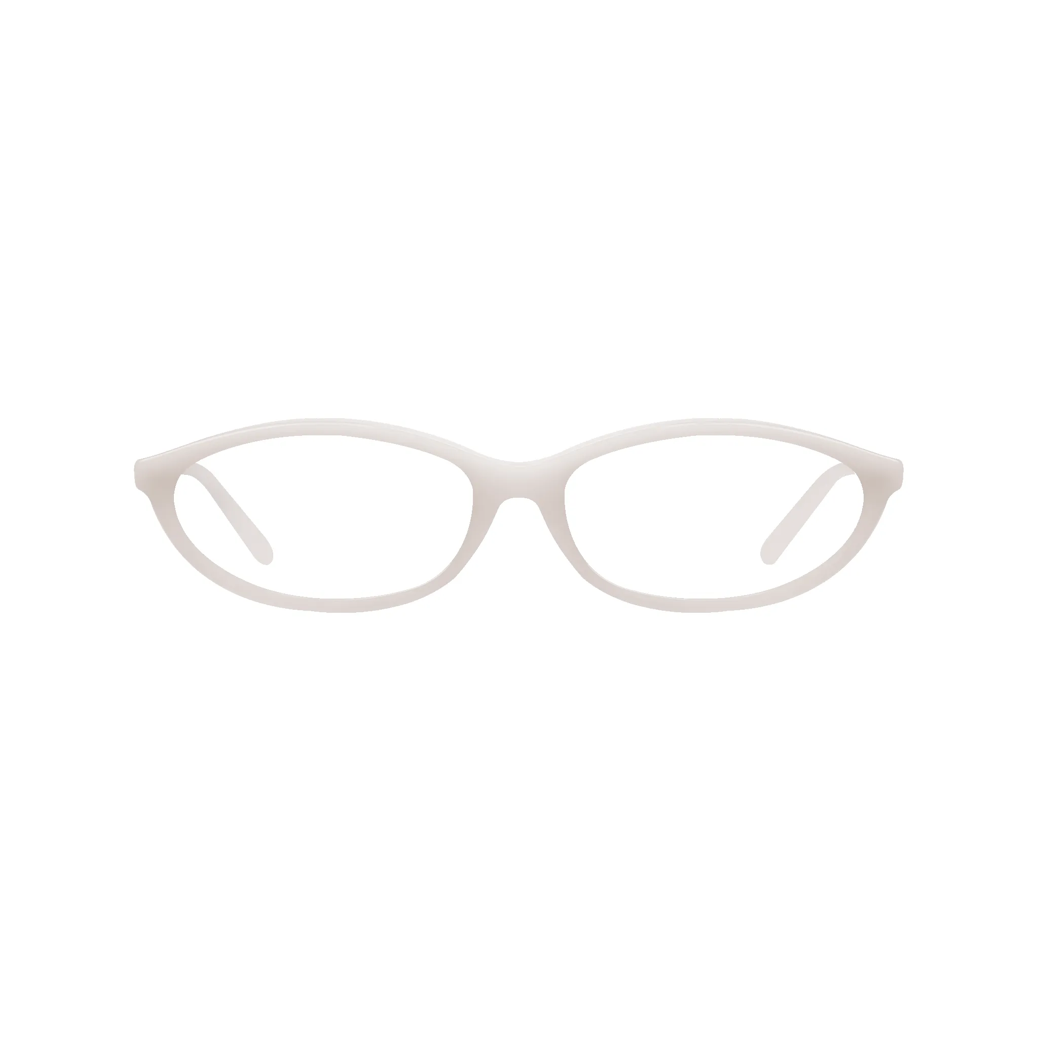Dina Milky White Frame Glasses sold by Dima Eyewear