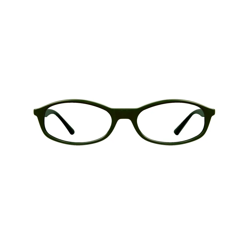 Sundra Dark Green Frame Glasses made by Dima Eyewear