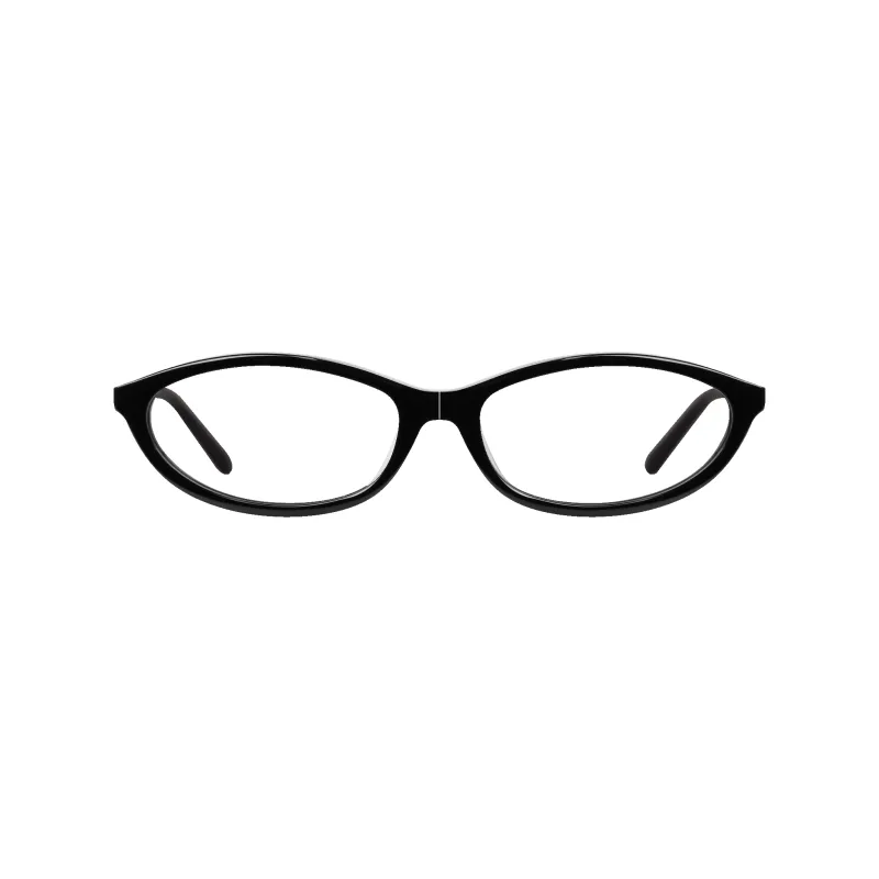 Dina Black Frame Glasses made by Dima Eyewear
