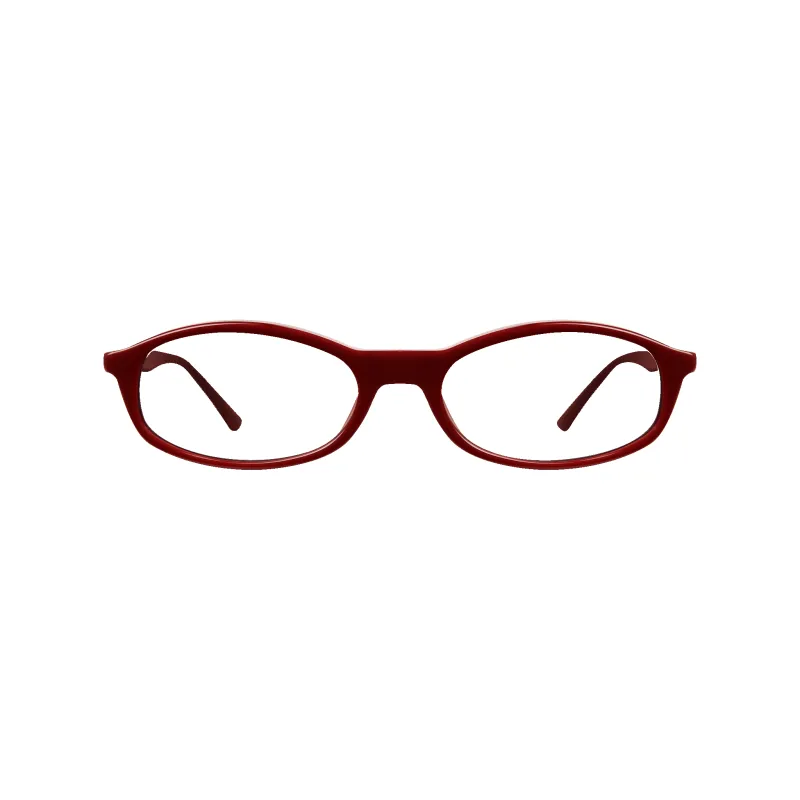 Sundra Burgundy Frame Glasses made by Dima Eyewear