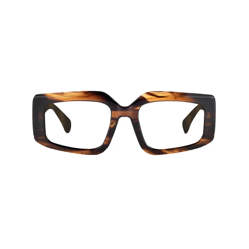 Vivid Brown Tortoise Frame Glasses made by Dima Eyewear