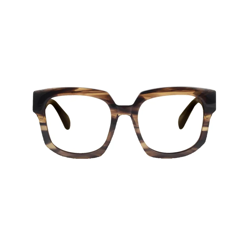 Luna Brown Tortoise Frame Glasses made by Dima Eyewear