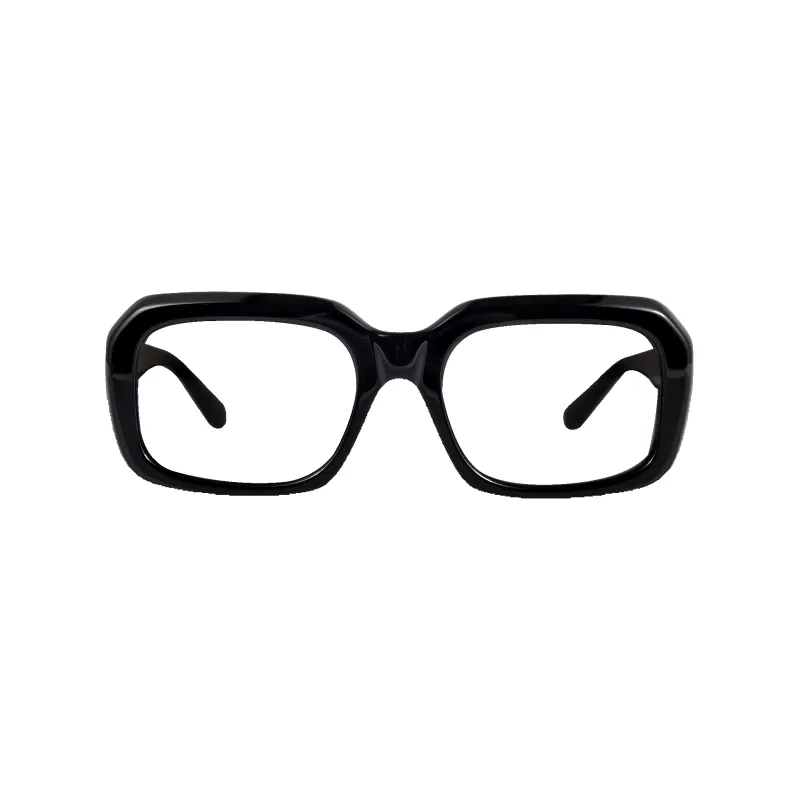 Harper Black Frame Glasses made by Dima Eyewear