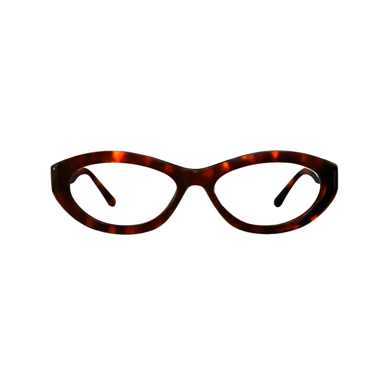 Audra Dark Tortoise Frame Glasses made by Dima Eyewear