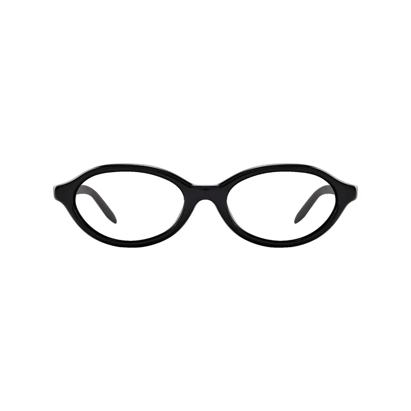Tess Black Frame Glasses made by Dima Eyewear