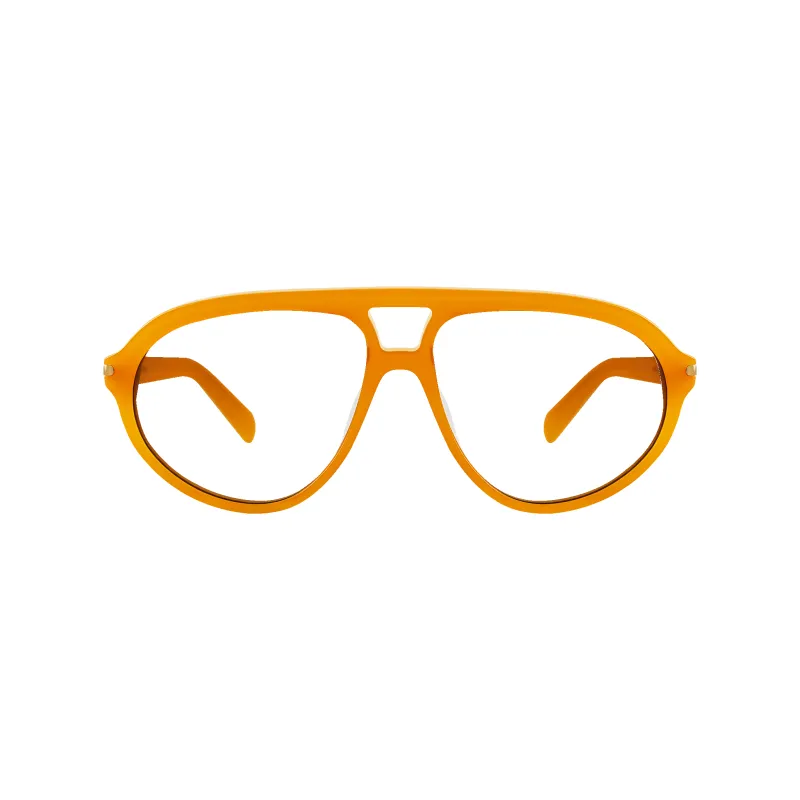 Eclipz Golden Orange Frame Glasses sold by Dima Eyewear