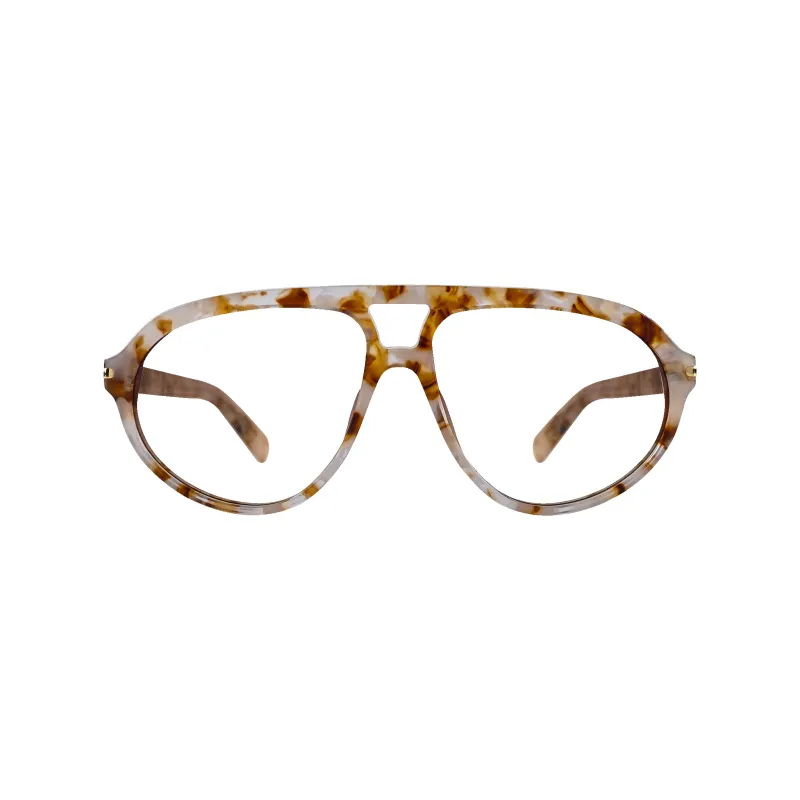 Eclipz Brown Pearl Frame Glasses made by Dima Eyewear