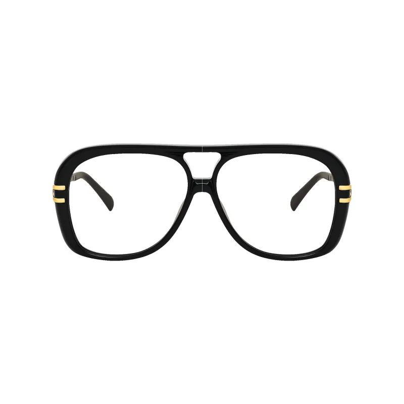 Spark Black Frame Glasses made by Dima Eyewear