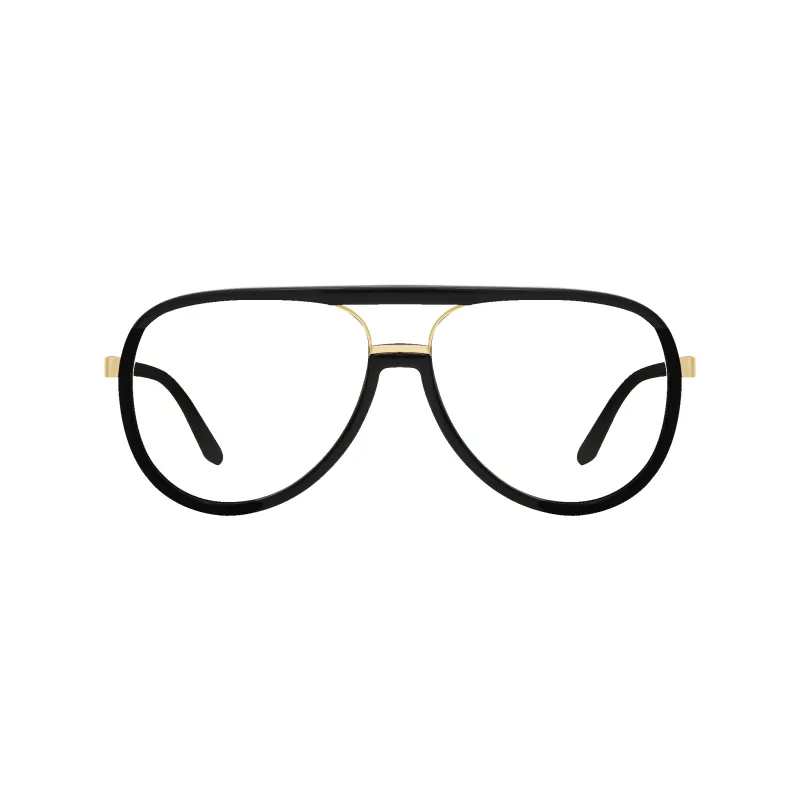 Orris Gold/Black Frame Glasses sold by Dima Eyewear