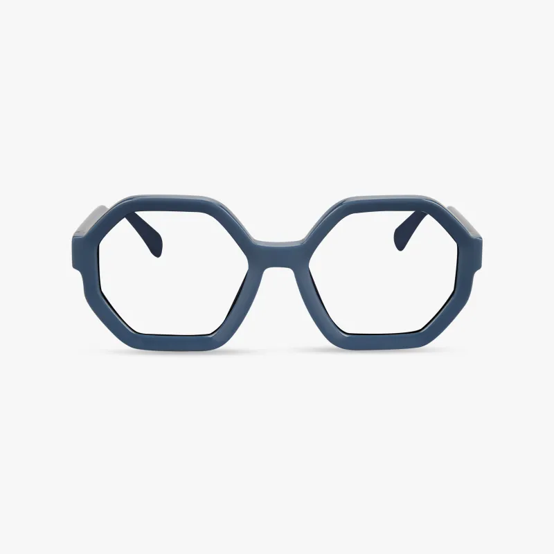 Aria Dark Blue Frame Glasses sold by Dima Eyewear