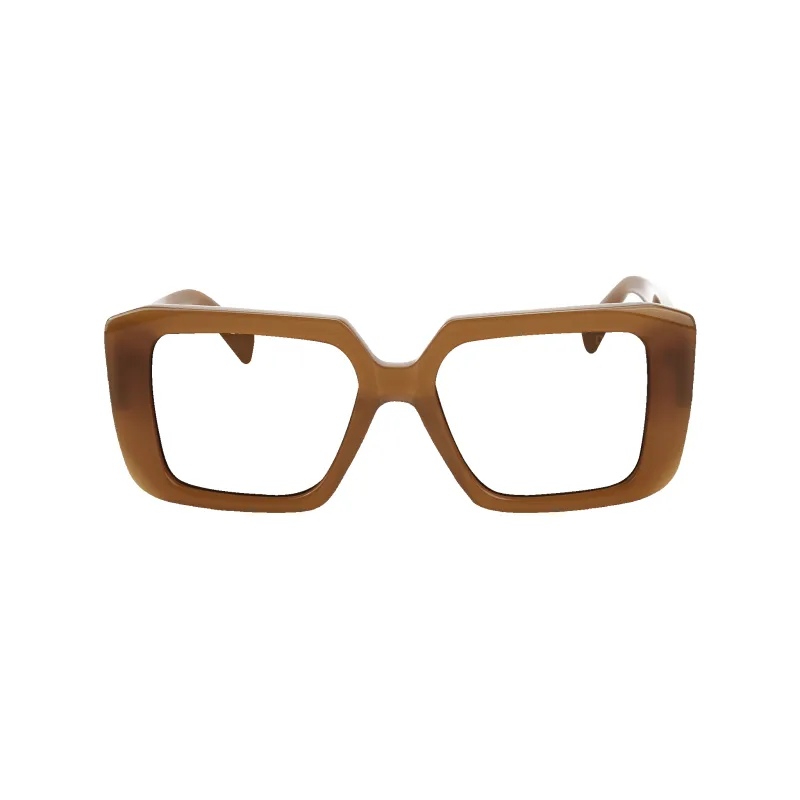 Ember Honey Frame Glasses made by Dima Eyewear