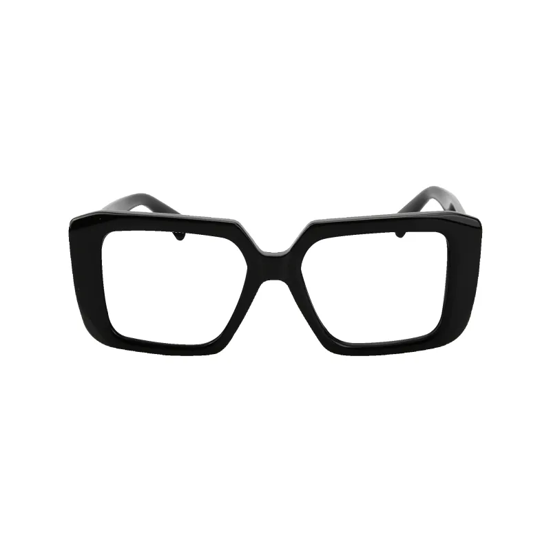 Ember Black Frame Glasses made by Dima Eyewear