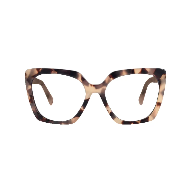 Gina Cream Tortoise Frame Glasses made by Dima Eyewear
