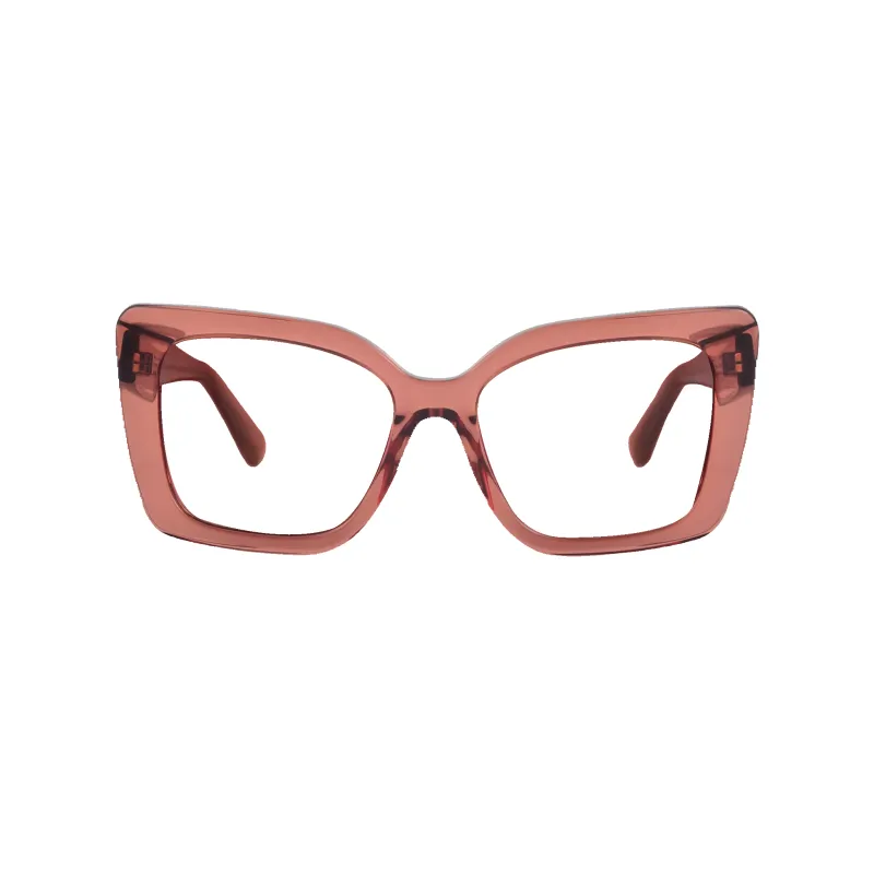 Stella Claret Frame Glasses made by Dima Eyewear