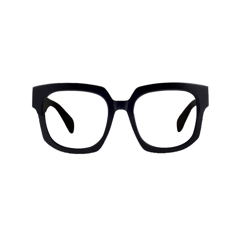 Luna Black Frame Glasses made by Dima Eyewear