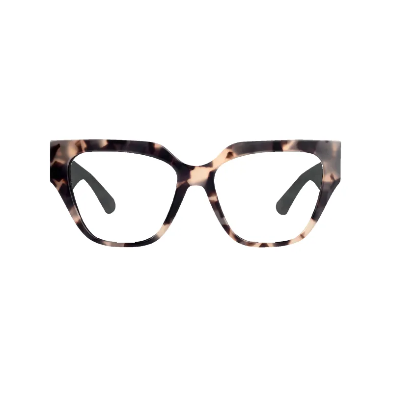 Edith Cream Tortoise Frame Glasses made by Dima Eyewear