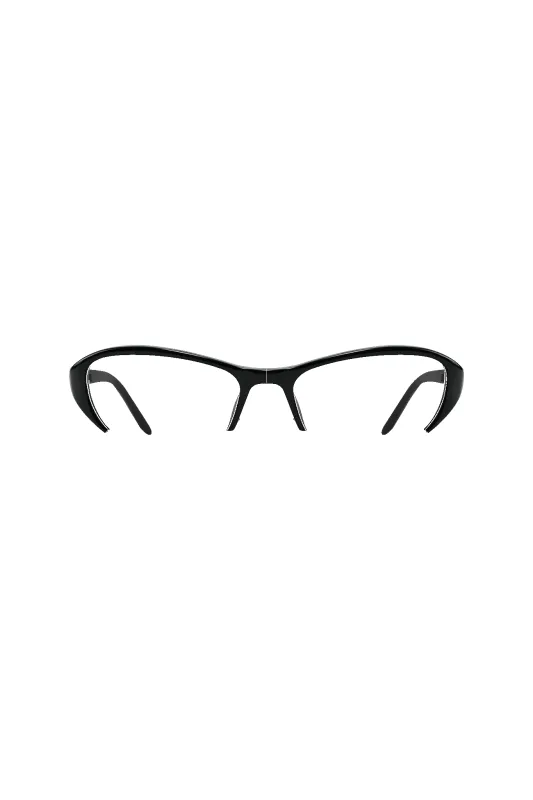 Veyra Black Frame Glasses made by Dima Eyewear