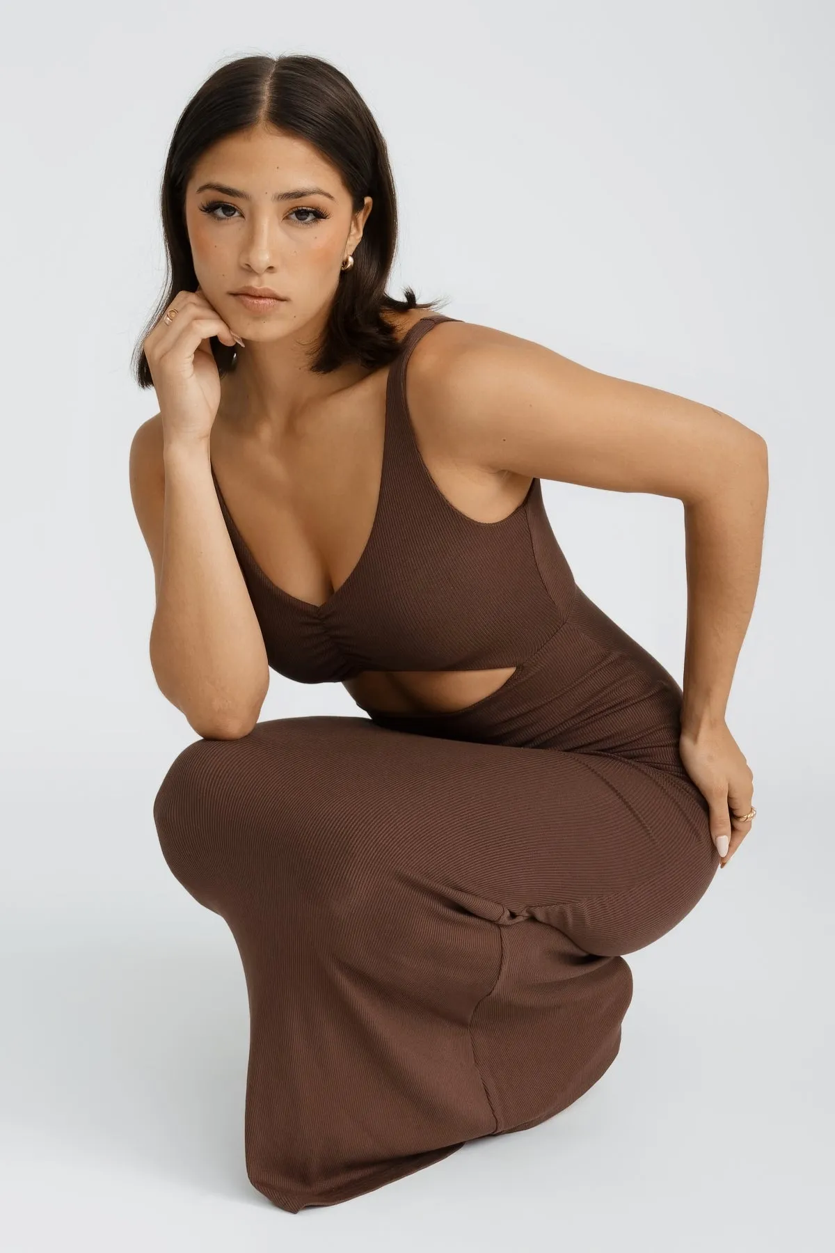 Reily Maxi Dress - Chocolate sold by Riot Swim product image thumbnail 4