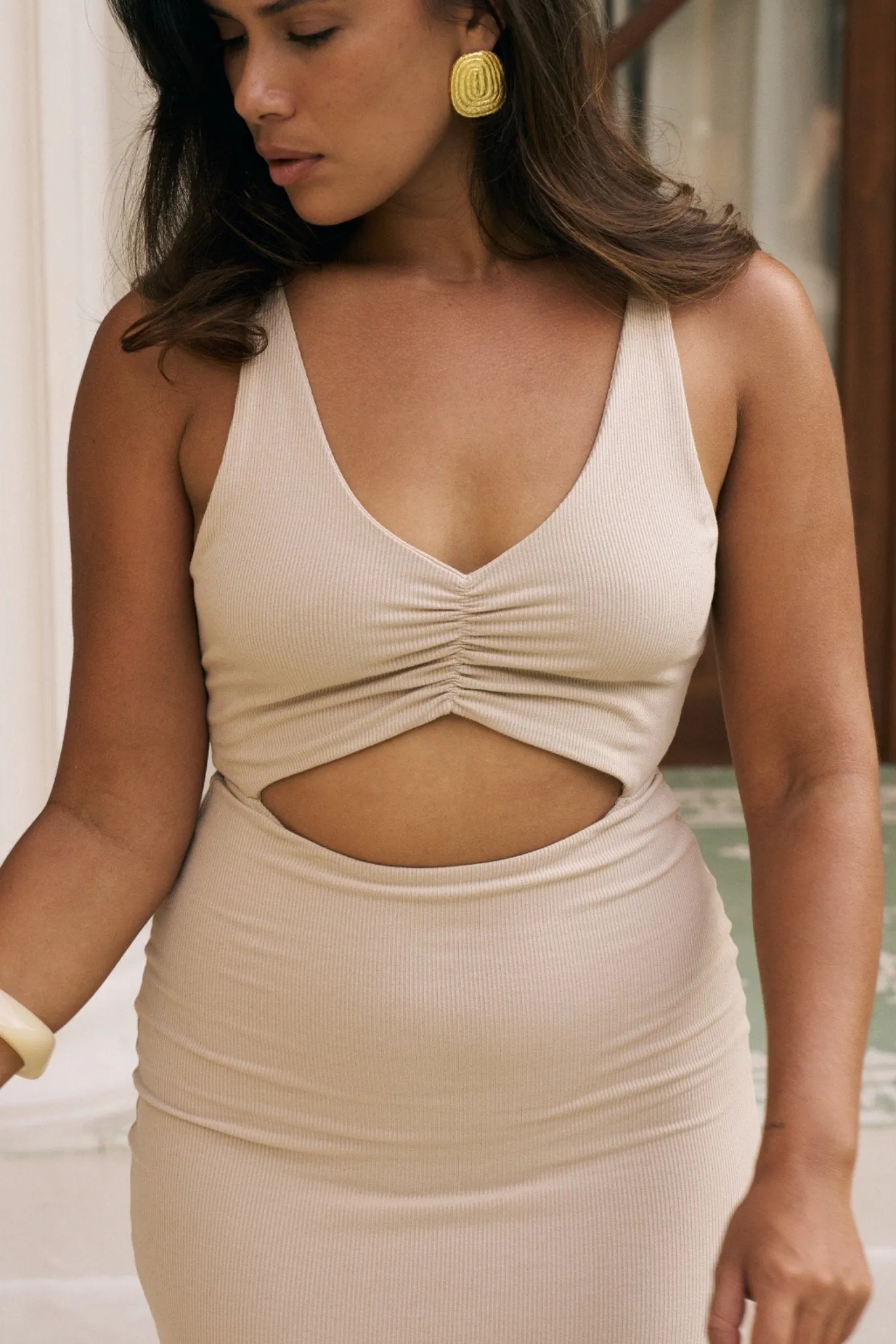 Reily Maxi Dress - Coconut sold by Riot Swim