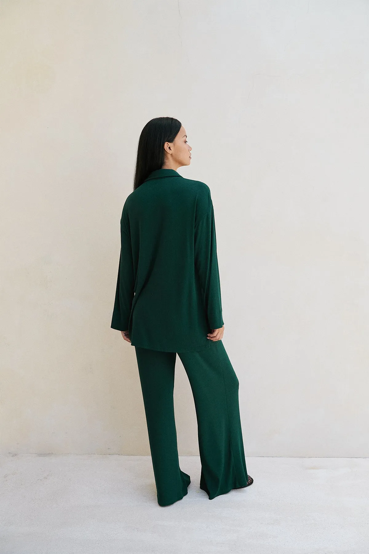 Camden Button Down - Forest Green sold by Riot Swim product image thumbnail 4