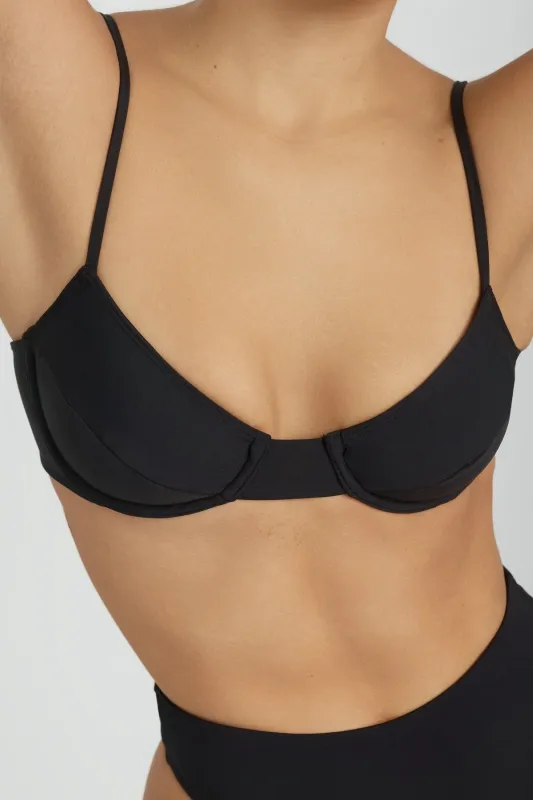 Jax Top - Black made by Riot Swim